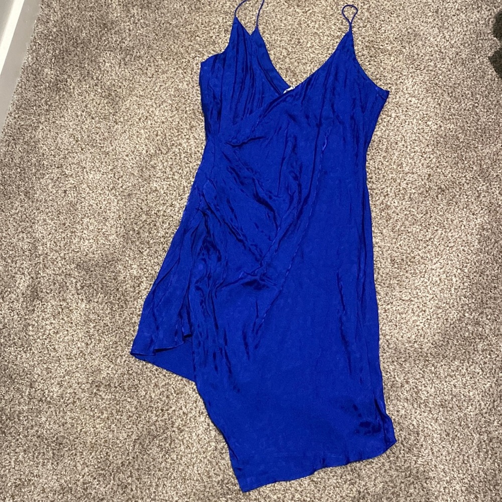 Blue Leopard Dress